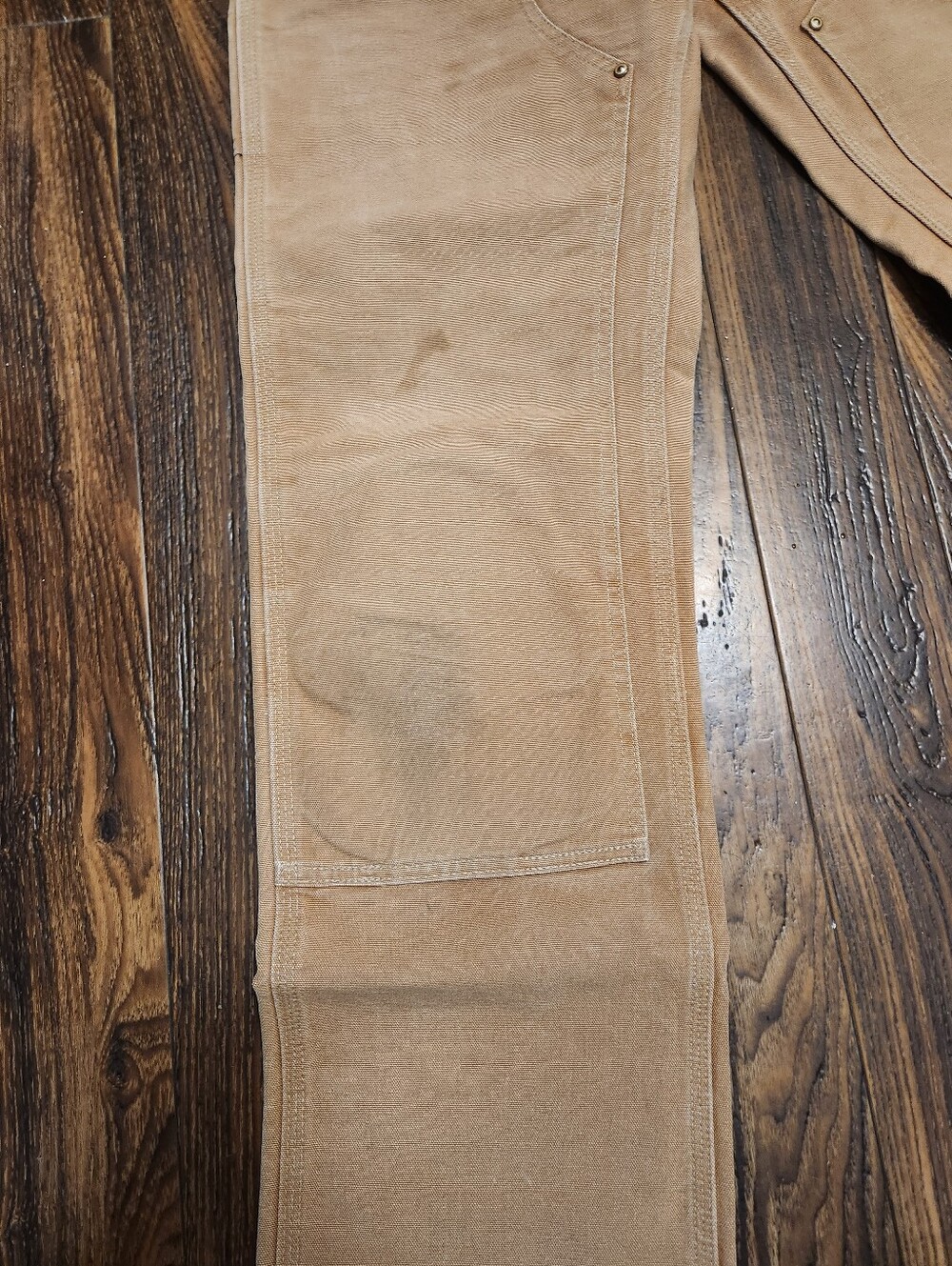 Carhartt Men's B01 Double Front Work Pants Brown Gold Men's 33x36 - Picture 3 of 9
